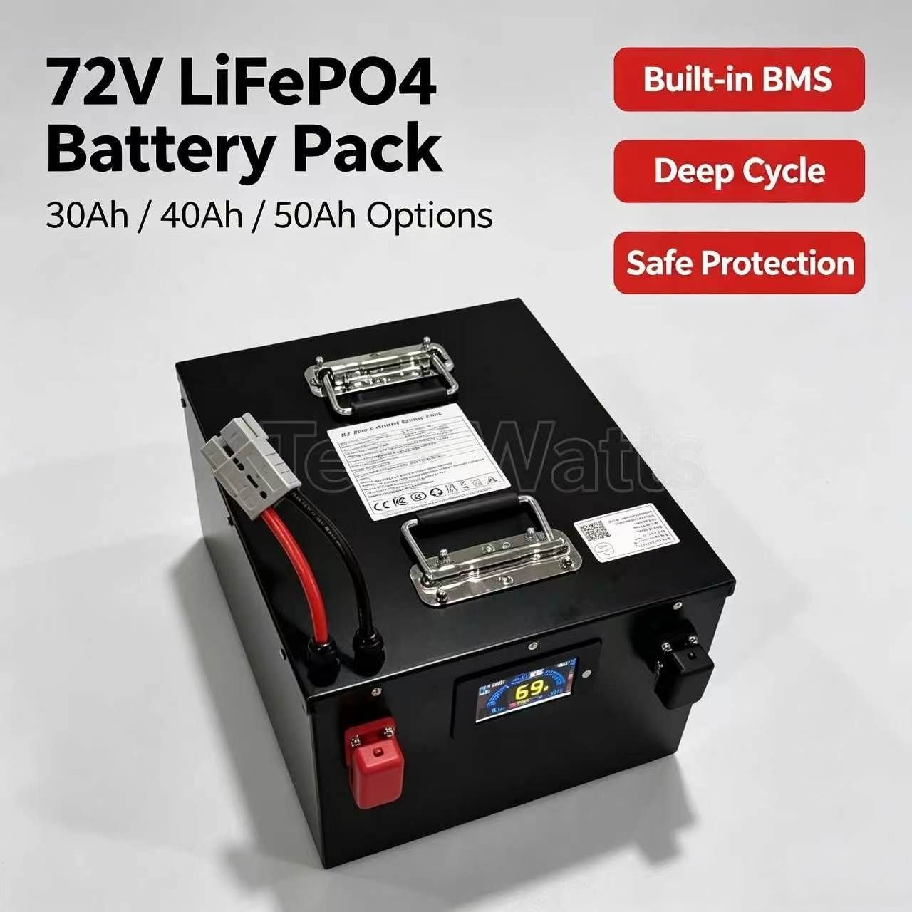 Pack de batteries lithium Life - 72V 40Ah Lifepo4 Battery Pack avis et prix